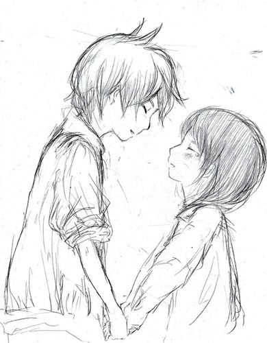 求一张情侣牵手图