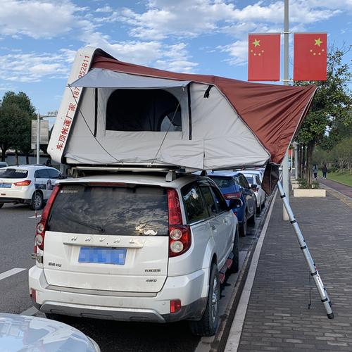 哈弗h5改装车顶帐篷快开式折叠床自驾户外小房车长途进藏钓鱼装备