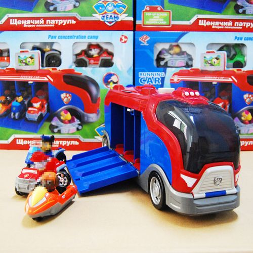 热卖儿童款巡逻车女童4版对单个女孩天天大巴车汪汪队立大功玩具8男孩