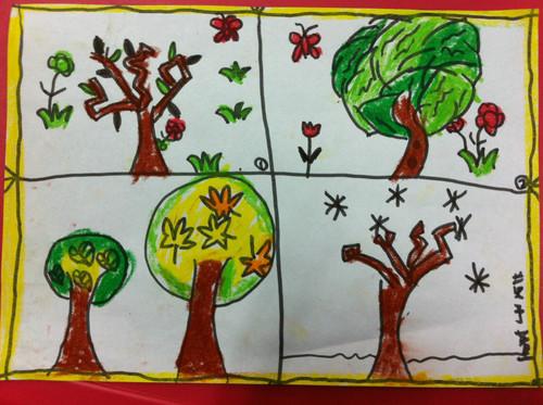 四季树 - zs33_aiyinsitani - 牛顿i班的成长足迹