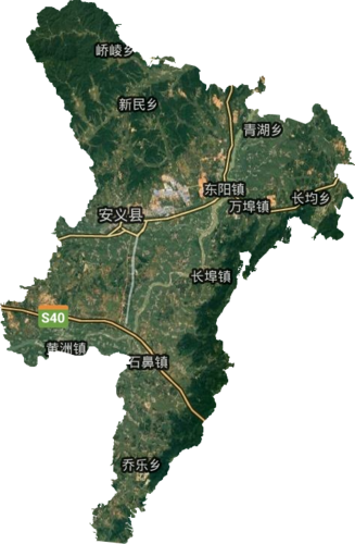 安义县电子地图高清版大图