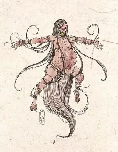 百鬼录(附图),中国百鬼录百鬼图鉴,中国百鬼图