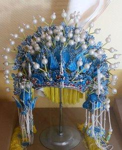 京剧戏曲凤冠梅派凤冠贵妃凤冠杨贵妃戏剧头饰头面泡子凤冠盔头头