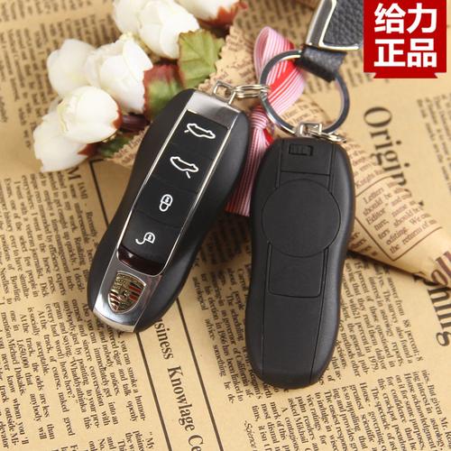 原车保时捷新款卡宴卡曼macan911帕拉梅拉汽车钥匙外壳按键皮替换