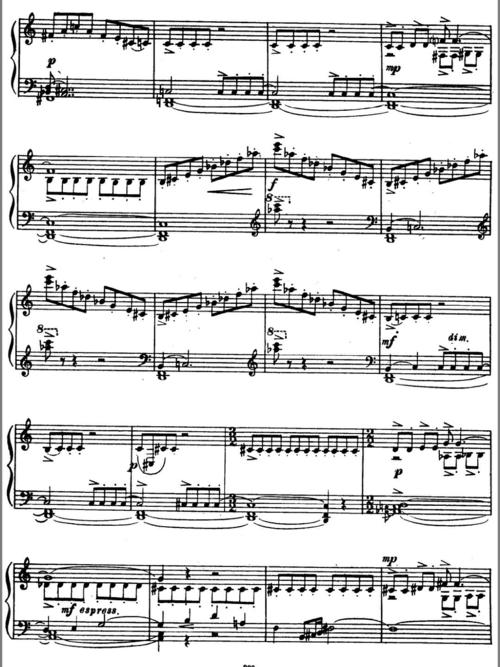 普罗科菲耶夫骑士之舞 钢琴谱_琴谱_万科里攻略_钢琴谱_影视_音乐