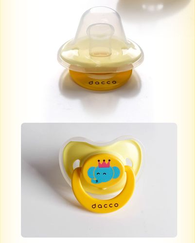 dacco诞福 三洋宽口径安抚奶嘴新生儿婴儿安睡型仿真乳头硅胶奶嘴
