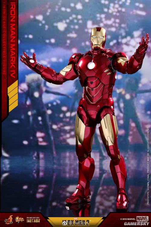 hottoys推出钢铁侠马克4拆甲台可动合金手办高难度动作完美重现