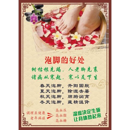 足疗洗脚泡脚足浴店保健按摩养生会馆广告海报宣传画