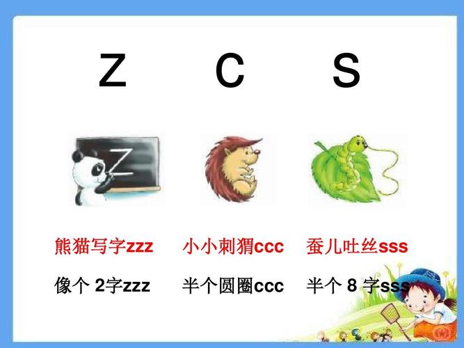 看图说话学拼音《zcs》ppt课件 幼儿园优秀优质课公开