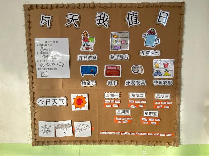 小小值日生,锻炼幼儿们的一日常规,锻炼幼儿的独立性