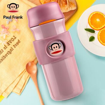 paulfrank保温杯,paulfrank水杯 paulfrank/大嘴猴保温杯男女士时尚卡通大容量便携水杯带过滤网车载泡