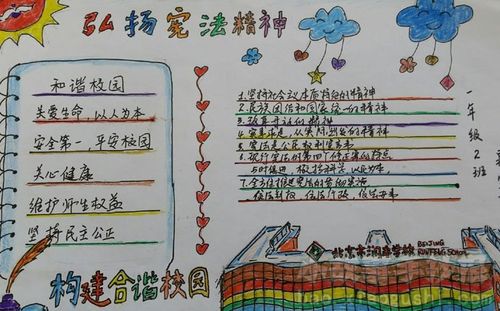 弘扬法制精神_法制教育手抄报