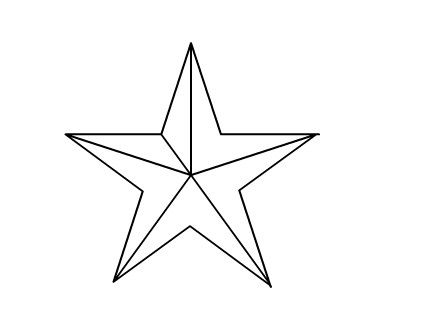 五角星的画法手抄报 手抄报简单又好看