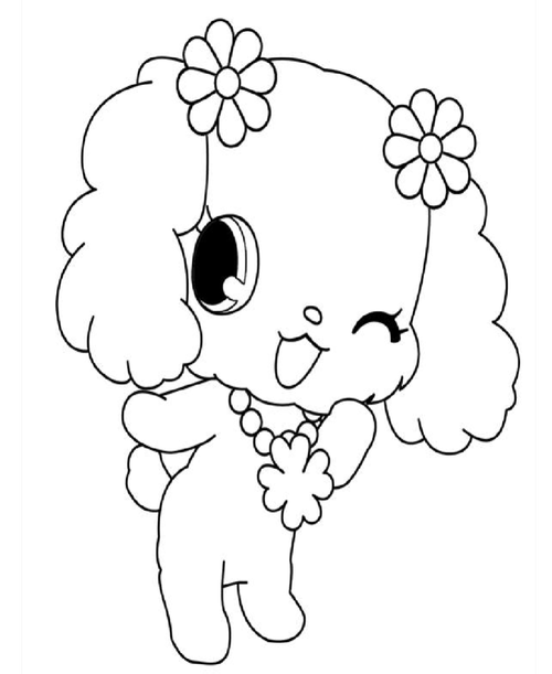 可爱动物卡通填色合集