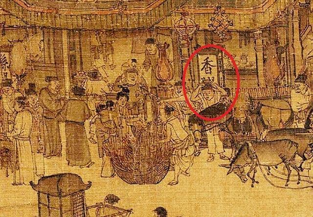 《清明上河图》放大100倍,发现一奇特场景,树下睡觉的