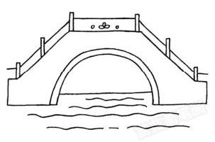 世界上最著名的拱桥简笔画