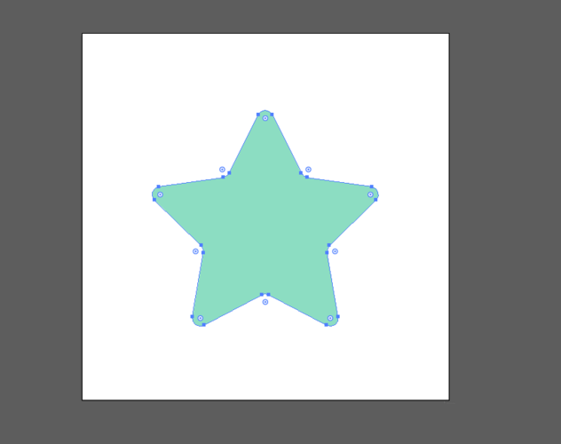 ai中怎么设计渐变的五角星形状?