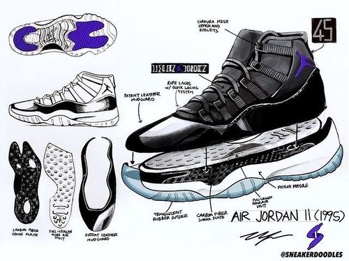 日常向——有意思的球鞋设计图|球鞋|nike|科比|阿迪