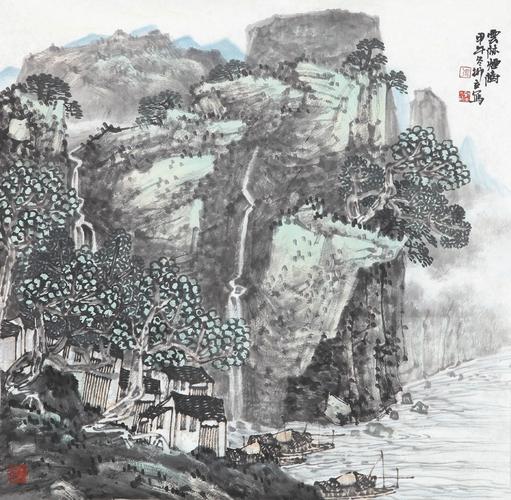画家张树立 山水作品赏析