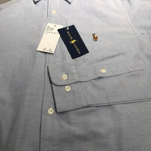 ralph lauren 拉夫劳伦男士纯棉彩马标修身长袖衬衫