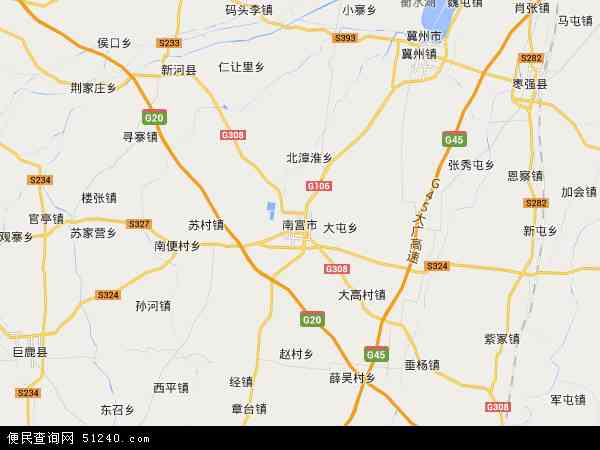中国 河北省 邢台市 南宫市 南宫市卫星地图 本站收录有:2021南宫市