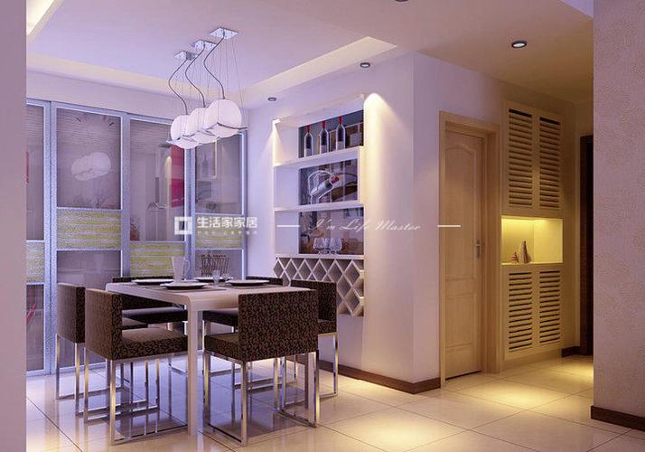 小清新的2室一厅装修效果图