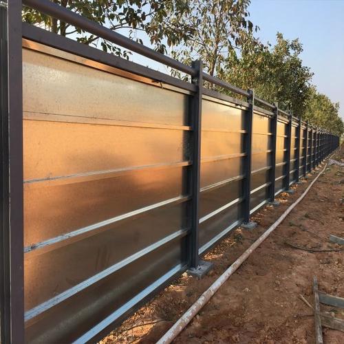 深圳市烤漆板装配式围挡 烤漆装配式围挡 钢结构围墙批发