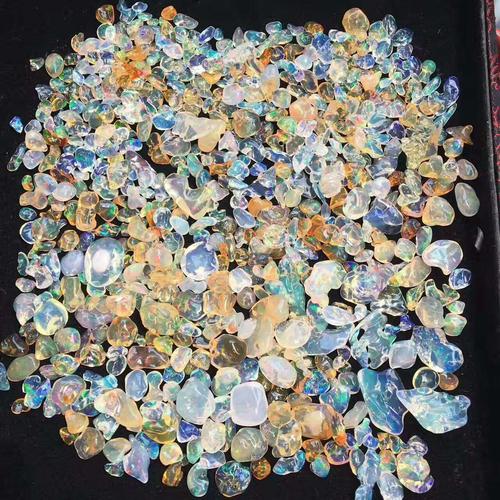 一手货源天然墨西哥火欧泊裸石 首饰加工镶嵌宝石戒面首饰diy原石