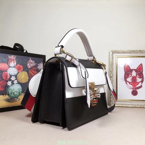 gucci 手提包 玛格丽特皇后拼色手提包 型号:476541_古驰价格_官网