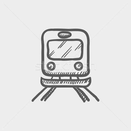 火车 · 素描 · 图标 · 网页 · 移动 / back view of train