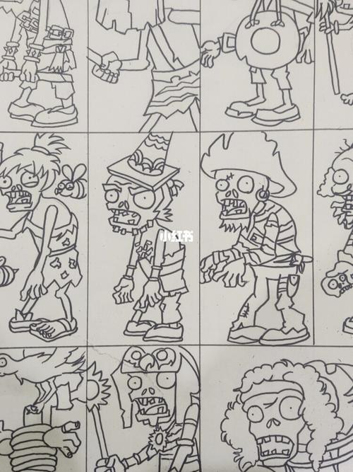 植物大战僵尸_绘画_文化_绘画