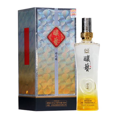 泸州老窖股份酿艺 系列浓香型白酒坊之酿500ml*1瓶礼盒装