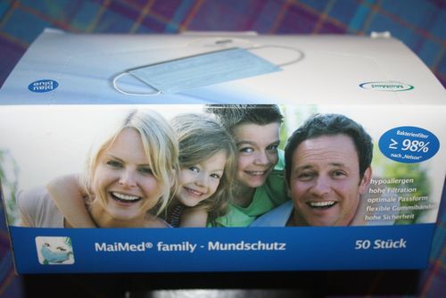 100%new 德国名药厂 maimed 生产 成人口罩 1盒50个 (有多盒)