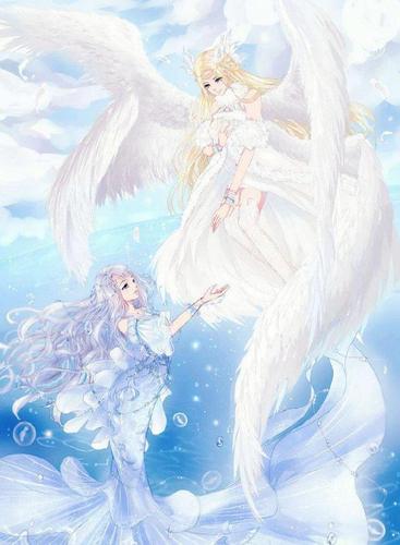 十二星座的天使画像唯美动人的双鱼座