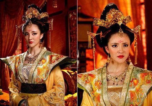 剧中贾静雯扮演成年天平公主,李湘扮演中年武则天,刘雨欣扮演的青