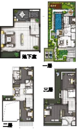 保利香雪山别墅二期 赠送面积高达200多平米
