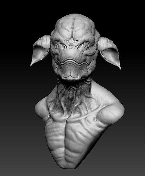 zbrush 怪兽