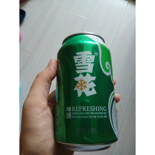 雪花啤酒(snowbeer)8度清爽6连包 330ml*6听/组啤酒已经喝掉了两个