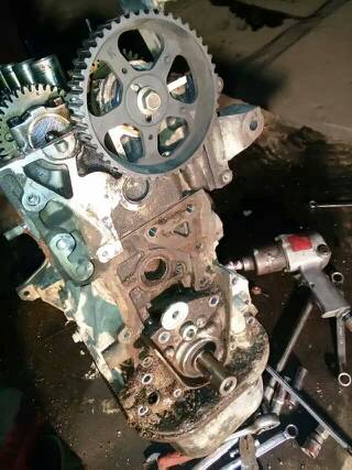 力帆发动机凸轮轴正时标记在哪里?