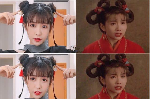 赖美云撞脸邱淑贞,网友直呼"小邱淑贞"