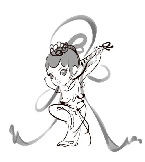 简笔画 手绘 线稿 690_769