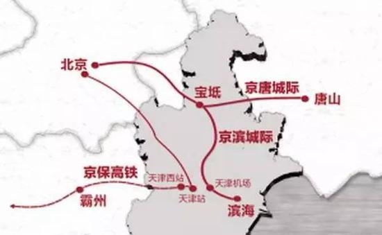 北京到天津新城际铁路今年8月全线开工 武广高铁线路图