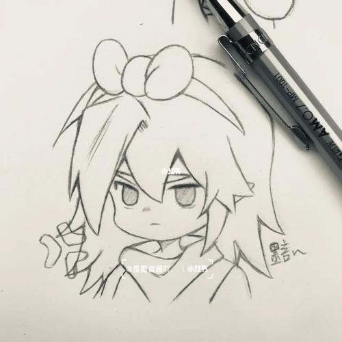 教你画格瑞(公主)9090_凹凸世界_绘画_卡通_简笔