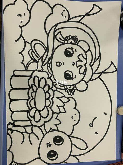 中秋节儿童画
