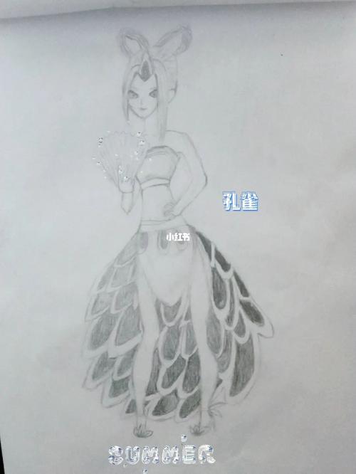 叶罗丽精灵梦_叶罗丽_绘画_画画_文化_绘画