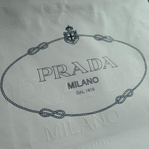 闲置转让 prada普拉达专柜包装纸袋购物袋手提袋子 大号