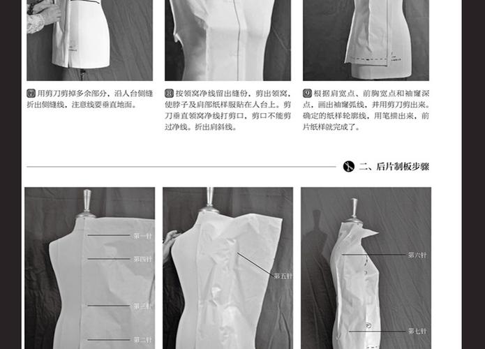 意大利立体裁剪技巧 高级女装纸样设计 立裁 纸样 意大利 立体裁剪