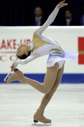 图文-花滑世锦赛女单短节目 人气美女浅田真央
