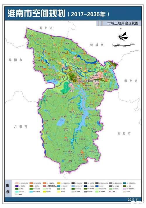 淮南市行政区划演变