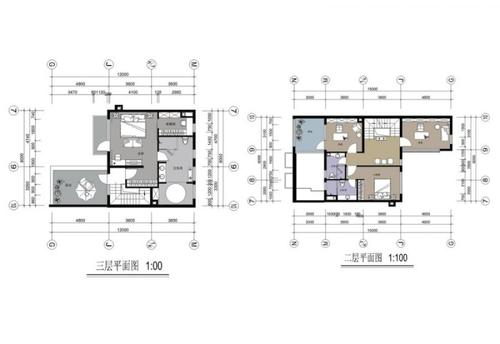 新中式排屋平面图
